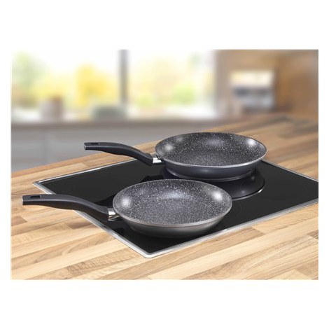 Stoneline | 6937 | Pan Set of 2 | Frying | Diameter 24/28 cm | Suitable for induction hob | Fixed handle | Anthracite - 4